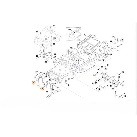 STIHL  zawias 6170 780 3800
